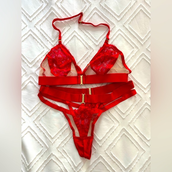 Honey Birdette Intimates & Sleepwear Honey Birdette Red